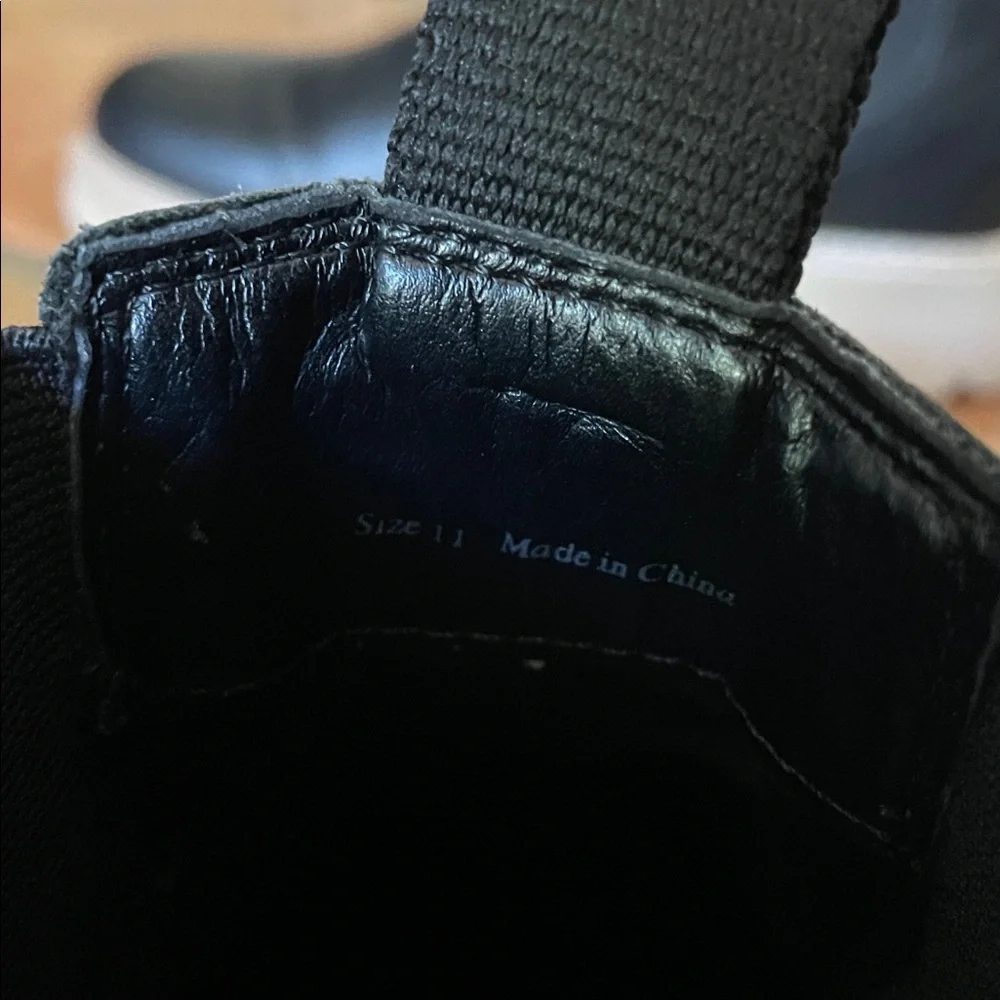 Dolce Vita Moana H2O Waterproof Black Onyx Leather Ankle Booties Size 11